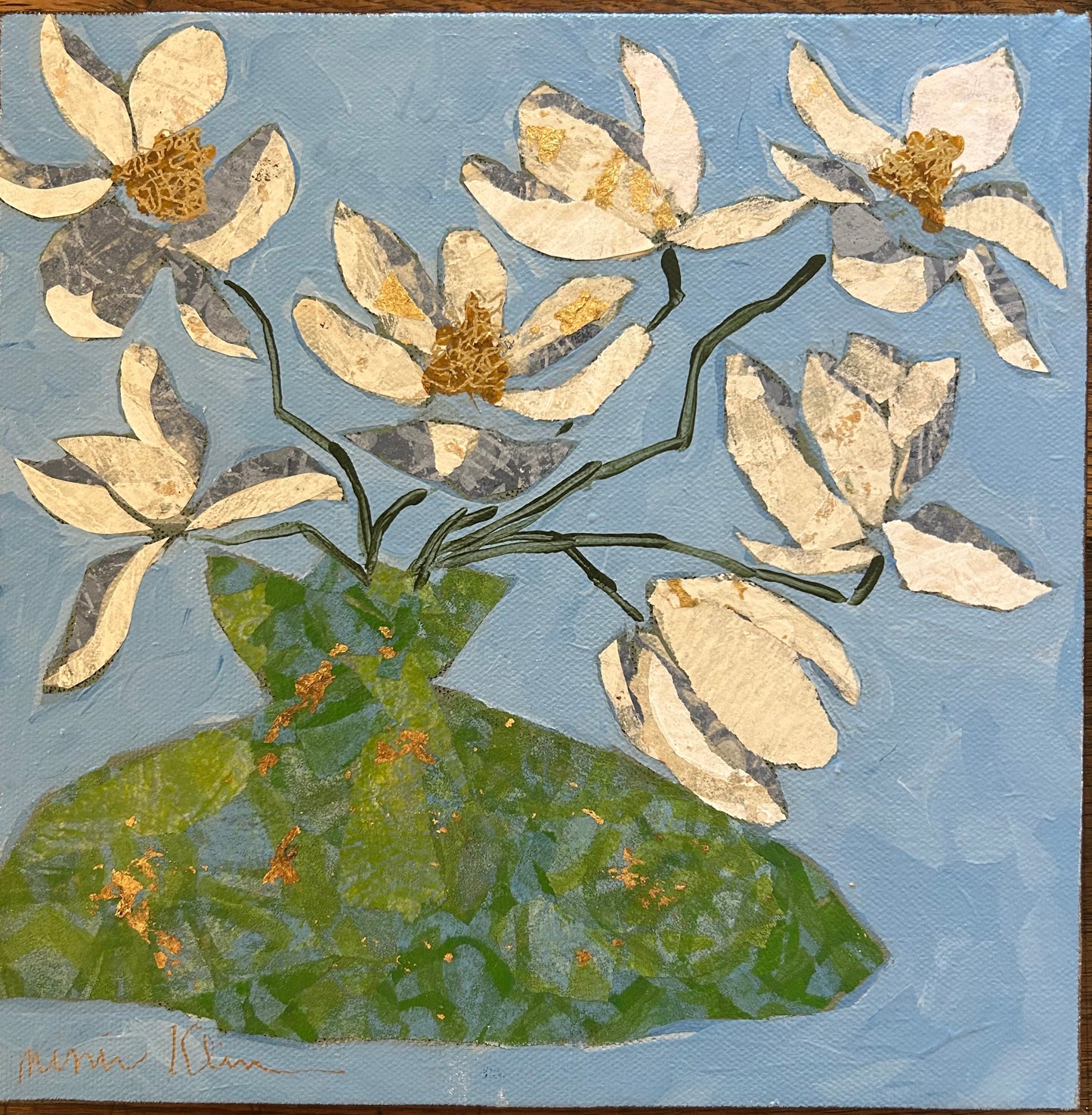 Slate blue magnolia